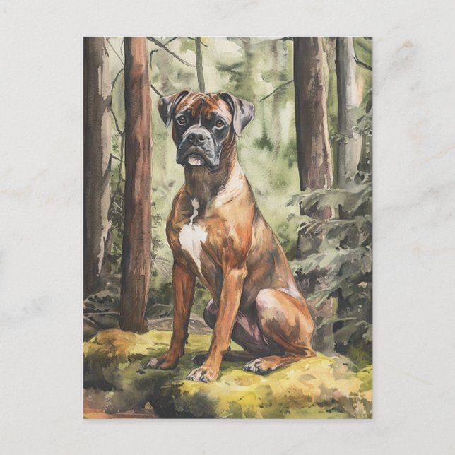 Brindle Boxer - Postcard (Front)