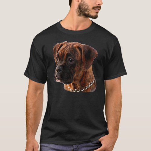 Brindle Boxer puppy T_shirt