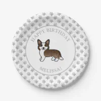 Corgi paper plates shop