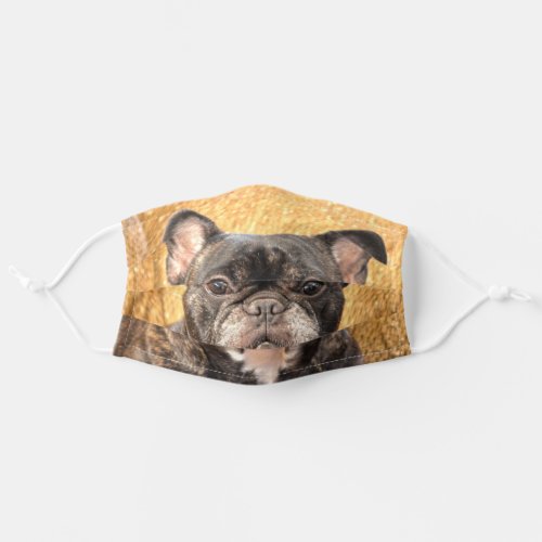 Brindle French Bull Dog Adult Cloth Face Mask