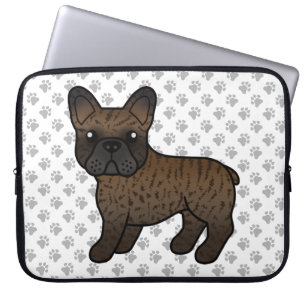 Reputable French Bulldog with Glasses 10 10.8 Computer Case for Women Computer Case for Laptop Protective