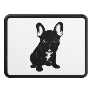 Brindle French Bulldog Hitch Cover