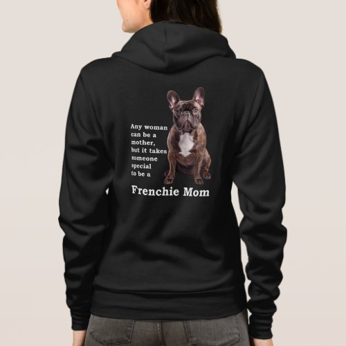 Brindle French Bulldog Mom Hoodie