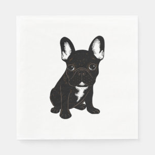 Brindle French Bulldog Napkins