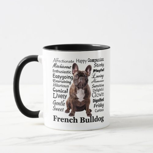 Brindle French Bulldog Traits Mug