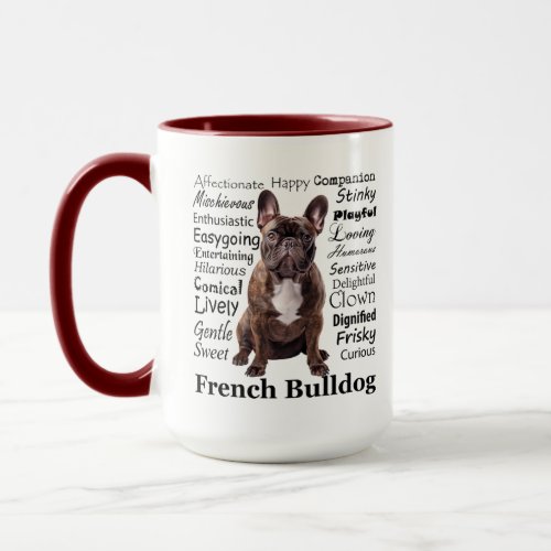 Brindle French Bulldog Traits Mug