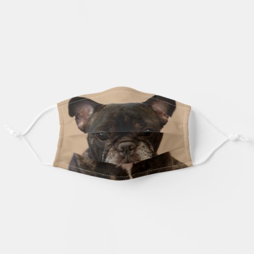 Brindle Frenchie Adult Cloth Face Mask