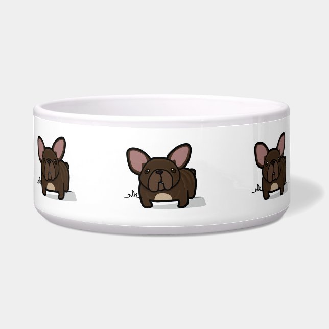 Brindle Frenchie Bowl (Front)