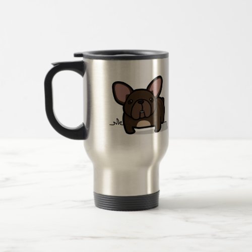 Brindle Frenchie Travel Mug