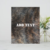 Brindle Fur Texture Camouflage (Standing Front)