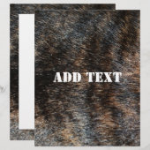 Brindle Fur Texture Camouflage (Front/Back)