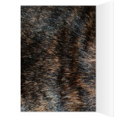 Brindle Fur Texture Camouflage Cards (Inside (Left))