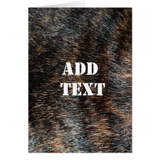 Brindle Fur Texture Camouflage Cards (Front)
