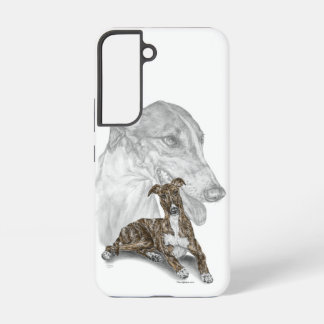 Brindle Greyhound Dog Art Samsung Galaxy S22 Case