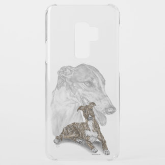 Brindle Greyhound Dog Art Uncommon Samsung Galaxy S9 Plus Case