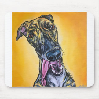 Brindle Greyhound Mouse Pad
