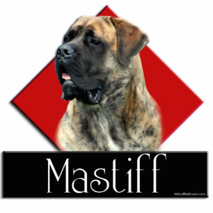 Brindle Mastiff Diamond sculpture