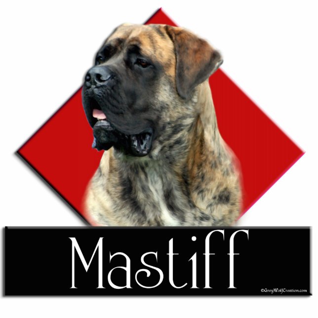 Brindle Mastiff Diamond sculpture (Front)