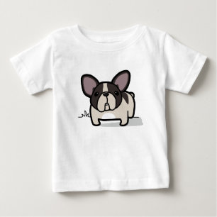 Brindle Pied Frenchie Baby T-Shirt