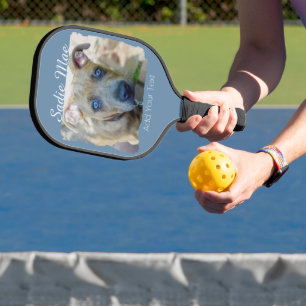 Brindle Pit Bull Puppy by Shirley Taylor Pickleball Paddle