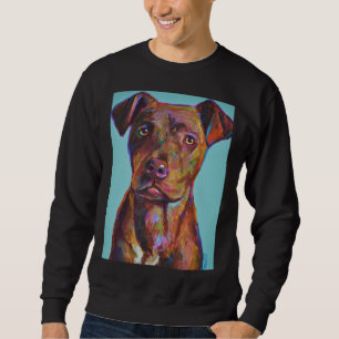 Brindle Pitbull Pup Sweatshirt