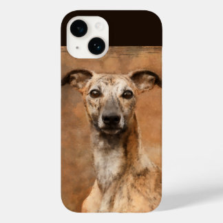 Brindle Whippet Dog Case-Mate iPhone 14 Case