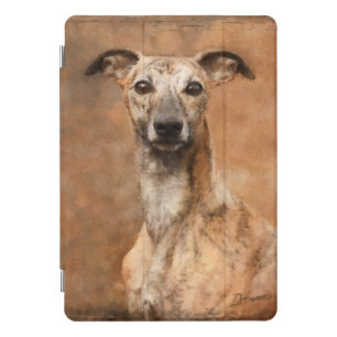 Brindle Whippet Dog iPad Pro Cover