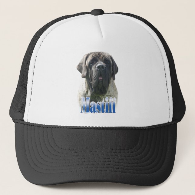 BrindleNamebluemetal Trucker Hat (Front)