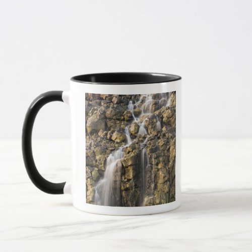 Brine falls from volcanic rock drop off mug