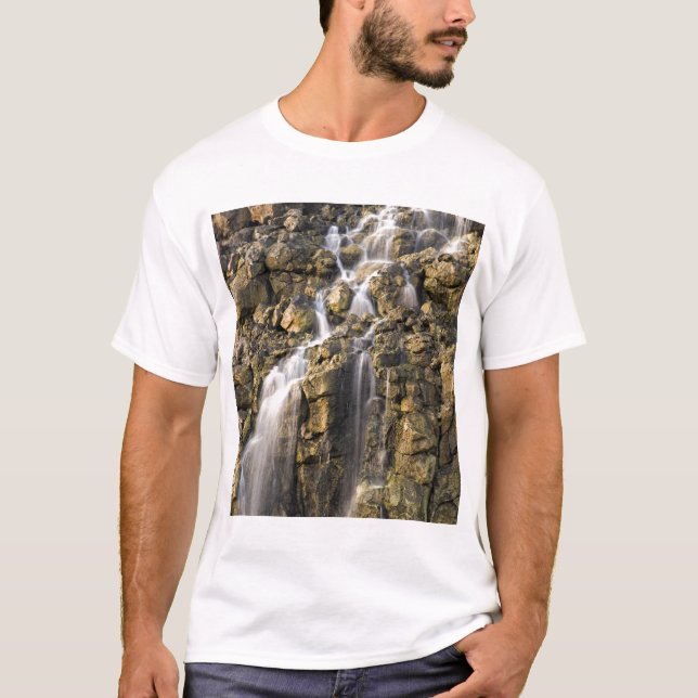 Brine falls from volcanic rock drop off T-Shirt (Front)