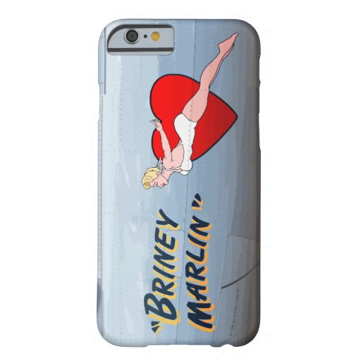 Briney Marlin B-24 Nose Art (Vintage Fuselage) Barely There iPhone 6 Case