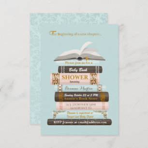 Bring a Book Baby Shower Invitation