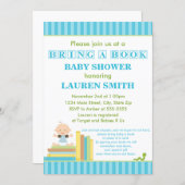 Bring A Book Baby Shower Invitation 5x7 Card (Front/Back)