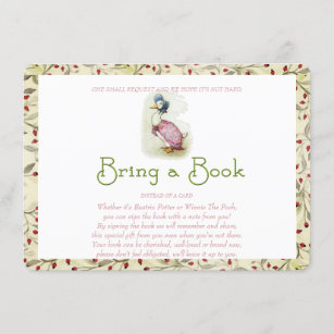 beatrix potter baby shower invitations