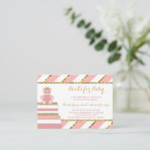 Bring A Book Card, Little Princess, Faux Glitter Enclosure Card (Standing Front)