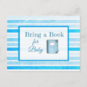 Bring a Book for Baby Baby Shower Card
