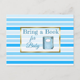 Bring a Book for Baby Baby Shower Card