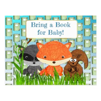 Bring a Book for Baby Baby Shower Card