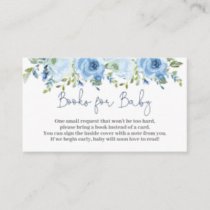 Bring a book for baby boy enclosure card