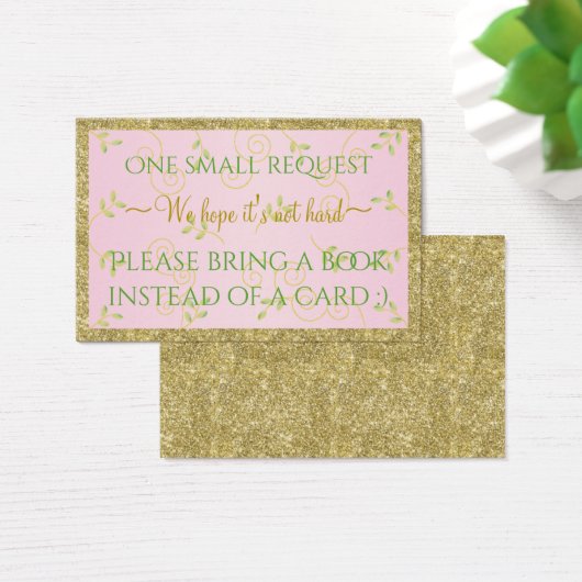 Bring-a-Book "Gld Birds/P" Insert Card/Personalize (Desk)