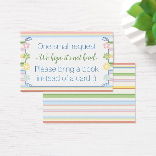 Bring-a-Book "Picnic" Insert Card/Personalize (Desk)