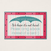 Bring-a-Book "Watermelon" Insert Card/Personalize (Front)