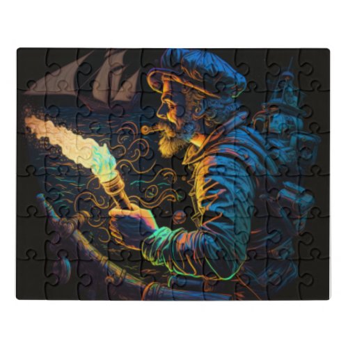 Bring a little adventure and mystery to your livin jigsaw puzzle