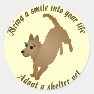 Bring a Smile Classic Round Sticker