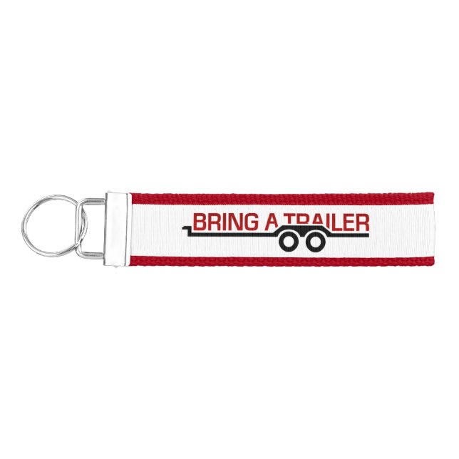 Bring a Trailer Logo Keychain (Keys on Left)