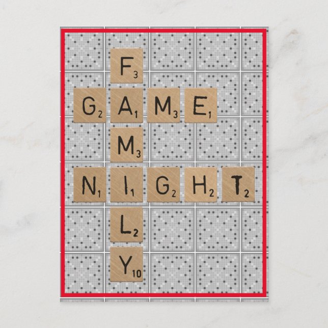 Bring Back Family Game Night Postcard (Front)