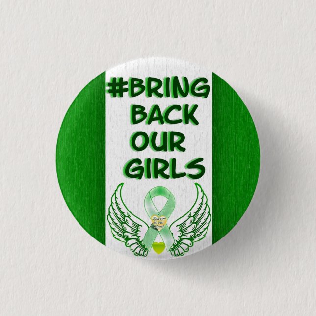 #Bring Back Our Girls-Nigeria_ Button (Front)