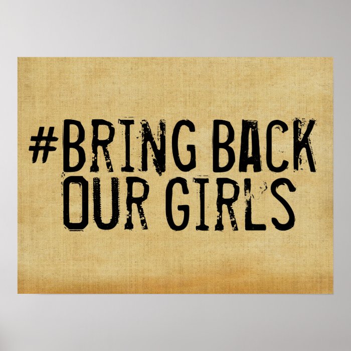 # Bring Back Our Girls Poster