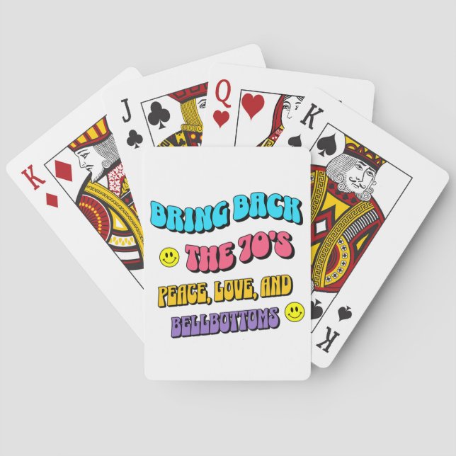 Bring Back the ’70s Poker Cards (Back)