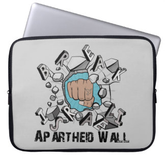 Bring Down Israeli Apartheid Wall Westbank Barrier Laptop Sleeve